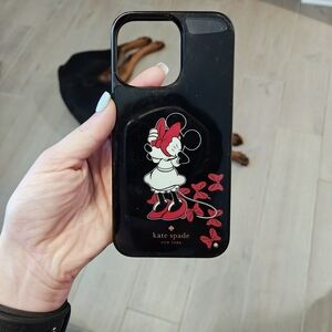 Kate Spade Black Minnie Mouse iPhone Case